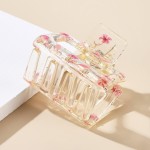 Wholesale resin Hair Clip Pressed Flowers