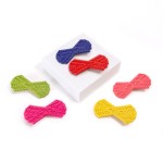 Bow Tie Rattan Barrette Clips Set of 12

- Approximately 2.5" L