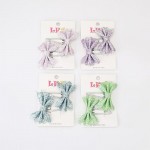 Wholesale kids Glitter Barrette Glitter Bow Set Set Contains L Bow L