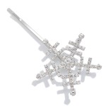 Wholesale rhinestone Snowflake Hair Pin L