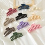 Wholesale large Solid Color Matte Hair Claw L