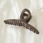 Wholesale criss Cross Solid Color Matte Hair Claw L