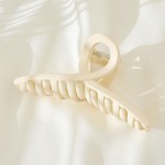 Wholesale criss Cross Solid Color Matte Hair Claw L