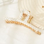 Wholesale braided Border Metal Hair Claw L