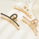 Wholesale braided Border Metal Hair Claw L