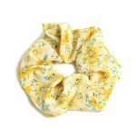 Wholesale mixed Daisy Print Hair Scrunchie One Fits Most Polyester