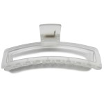 Wholesale extra Large Frosted Acrylic Rectangle Claw Hair Clip L W Made Korea