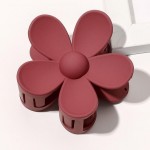 Wholesale matte Flower Claw Hair Clip L