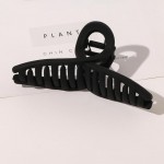 Wholesale criss Cross Solid Color Matte Hair Claw L