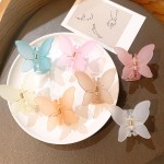 Wholesale frosted Butterfly Hair Clip W