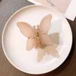 Wholesale frosted Butterfly Hair Clip W
