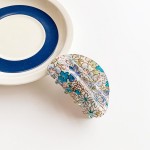 Wholesale floral Print Hair Clip W