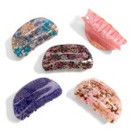 Wholesale floral Print Hair Clip W