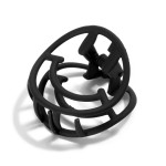 Wholesale metal Smile Outline Hair Claw W