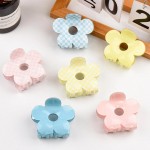 Wholesale checkerboard Acetate Flower Hair Clip W