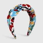 Wholesale floral Fabric Braid Headband One Fits Most