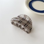 Plaid Oblong Hair Claw Clip

- Approximately 3"L