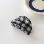 Plaid Oblong Hair Claw Clip

- Approximately 3"L