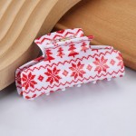 Wholesale christmas Printed Hair Claw Clips L