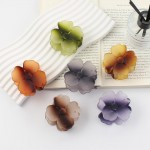 Wholesale ombre Frosted Hibiscus Flower Hair Claw Clip L