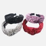 Sequined Top Knot Headband

- One Size Fits Most