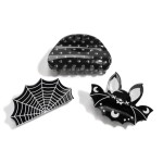 Wholesale black Halloween Themed Hair Claw Clip L