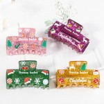 Wholesale santa Baby Glitter Christmas Hair Claw Clip L