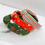 Wholesale top Knot Christmas Headband One Fits Most