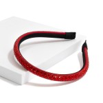 Wholesale thin Rhinestone Studded Headband One Fits Most