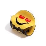 Happy Face Acetate Hair Clip

- Approximately 1.5"L
