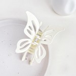 Wholesale hollow Butterfly Hair Claw Clip L