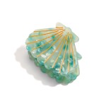 Wholesale acetate Shell Claw Hair Clip Gold Details L
