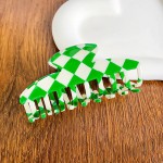 Wholesale checker Acetate Claw Hair Clip L