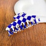 Wholesale checker Acetate Claw Hair Clip L