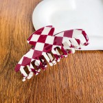 Checker Acetate Claw Hair Clip

- Approximately 3.25" L