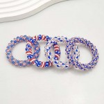 Americana Spiral Hair Tie