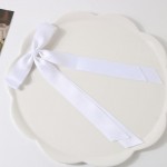 Wholesale cotton Sateen Clip Hair Bow Alligator Clip L