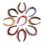 Wholesale checkered Game Day Knotted Headband One Fits Most