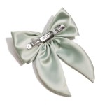 Wholesale large Ribbon Hair Bow Clip Pearl Details L W