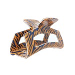 Wholesale hollow Animal Print Acetate Claw Hair Clip L