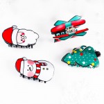 Wholesale acetate Snowman Hair Claw Clip L