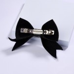 Wholesale rhinestone Studded Bow Clip Hair Barrette L