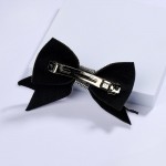 Wholesale rhinestone Studded Bow Clip Hair Barrette L