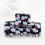 Wholesale flower Print Acetate Claw Hair Clip L