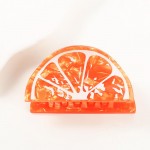 Wholesale marbled Fruit Claw Hair Clip L