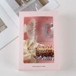 Wholesale bride Hair Accessory Box Box Includes Claw Hair Clips Large Scrunchy