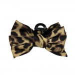Animal Print Bow Claw Hair Clip 

- Approximately 6" L