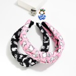 Wholesale ghost Print Knotted Headband One Fits Most