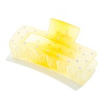 Wholesale gradient Rhinestone Claw Hair Clip L