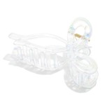 Wholesale pearlescent Acetate Bow Claw Hair Clip L
